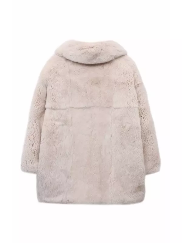 Шуба из меха кролика Yves Salomon Enfant