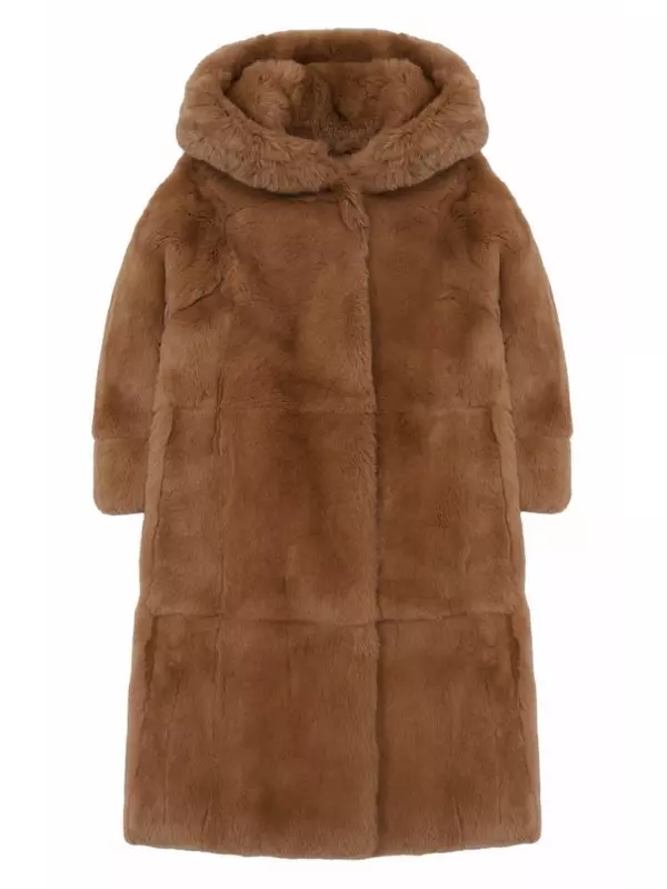 Шуба из кролика Yves Salomon Enfant