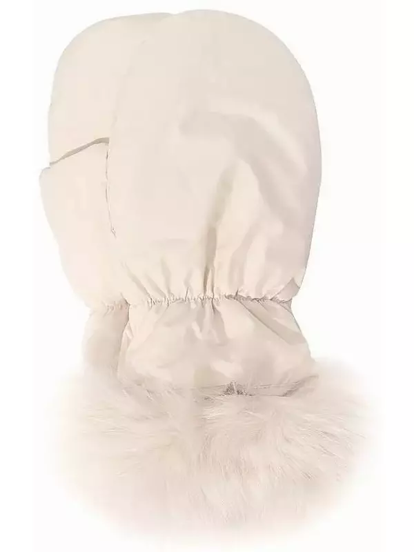 Пуховые варежки Yves Salomon Enfant