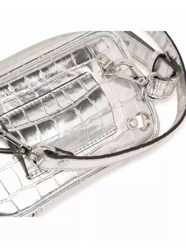 Сумочка для девочки серого цвета в полиуретане Zadig & Voltaire, серый