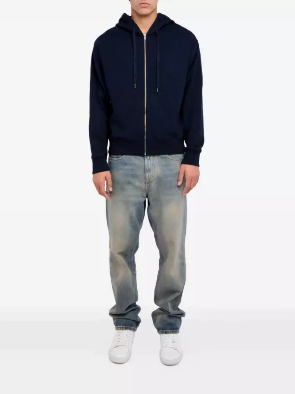 Толстовка с капюшоном и молнией Sacha Zadig&Voltaire, синий