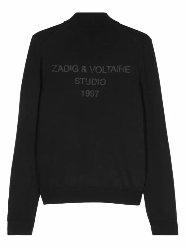 Zadig&Voltaire шерстяной кардиган Charly, синий