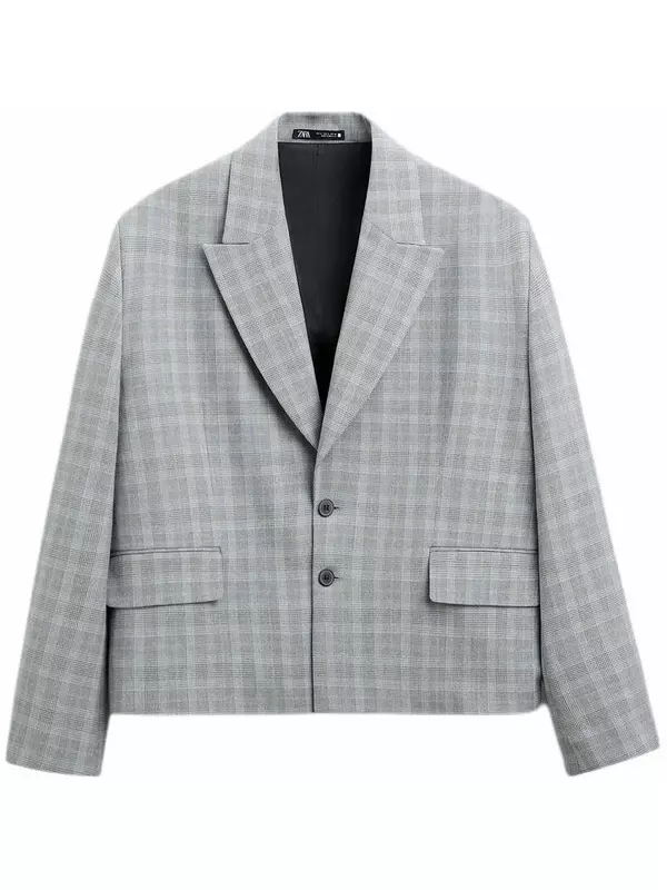 Деловой костюм мужской серый Zara, серый