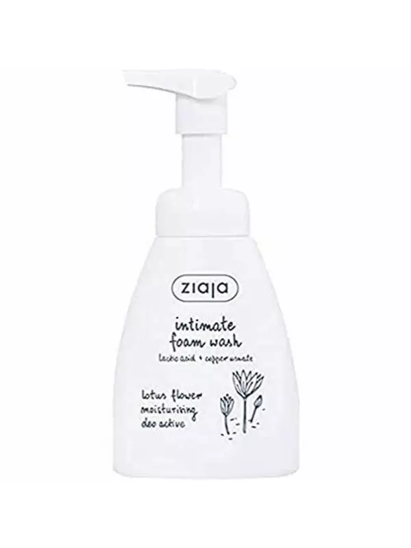Мягкая ежедневная пенка для интимной гигиены с цветком лотоса - 250мл Ziaja