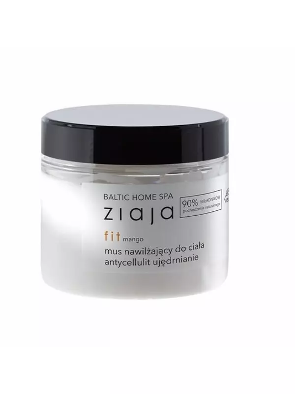 Антицеллюлитный увлажняющий мусс для тела с ароматом манго ZIAJA fit BALTIC HOME SPA