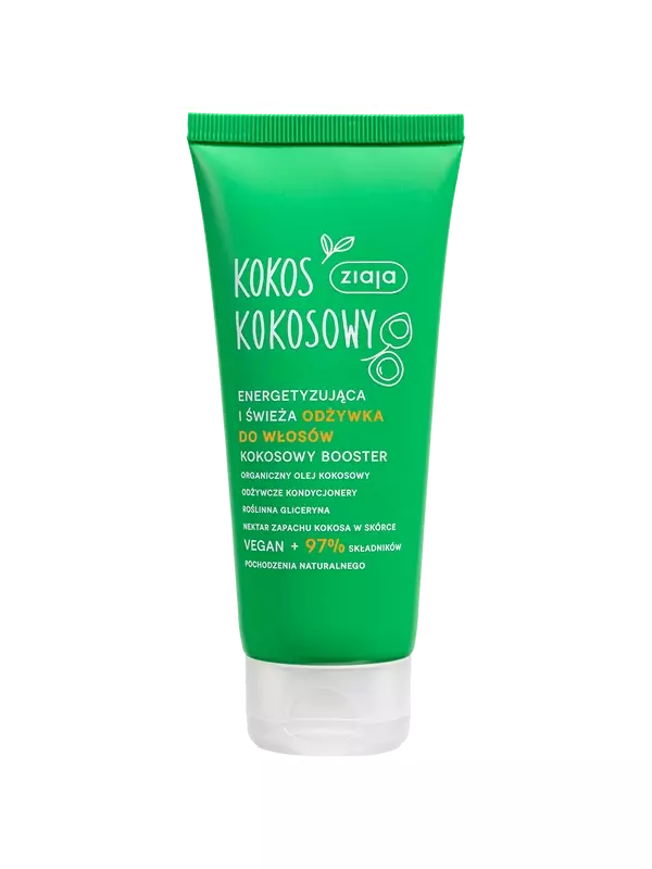 Питательный и кондиционирующий кокосовый бустер для волос на основе растительных веществ, 100 мл Ziaja Kokos kokosowy