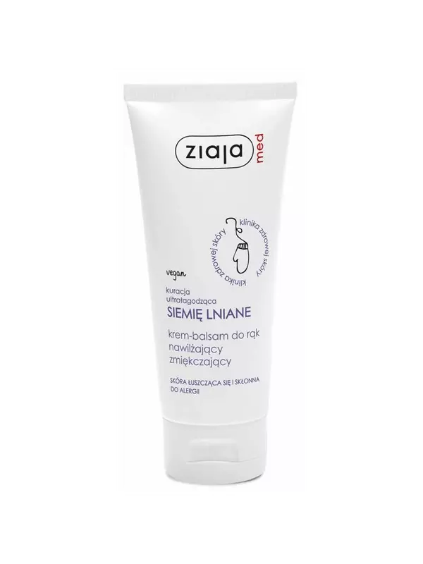 Крем-бальзам для рук увлажняющий-смягчающий, 100 мл Ziaja Med Kuracja po zabiegach
