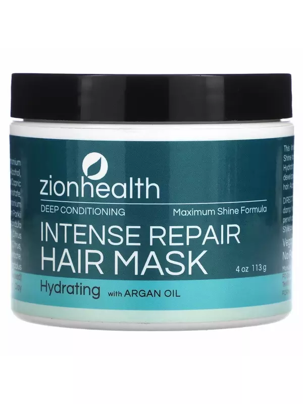 Маска для волос Zion Health Intense Repair, 4 унции (113 г)