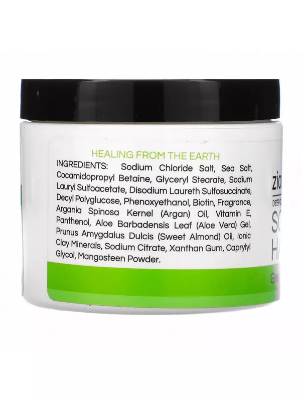 Zion Health, скраб для глубокого очищения кожи головы и волос с аргановым маслом и зеленым яблоком, 113 г (4 унции)