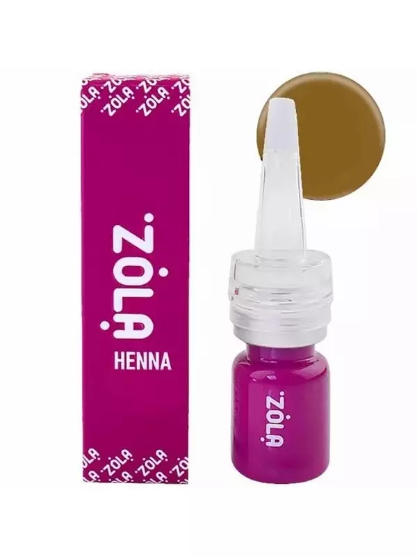 Zola, Хна для бровей, 10 шт. Желтый консилер, 5г