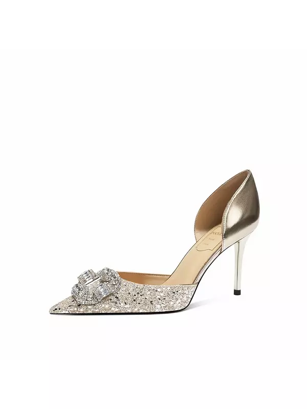 Женские туфли на высоком каблуке Zubumei, Light Gold